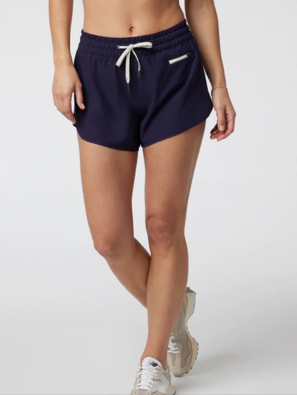 Vuori Clementine 2.0 Lined Athletic Shorts - Navy Blue/Black? - Size S